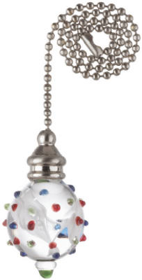 Picture of Westinghouse 77620 12 in. Nickel Beaded Pull Chain