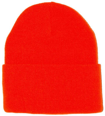 F4709-264-OS 100 Percent Acrylic Watch Cap - Orange