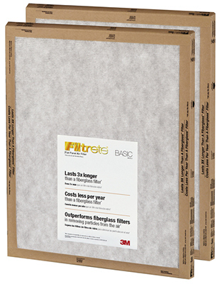 Picture of 3M FPA05-2PK-24 White Flat Panel Filtrate Filter- 14 x 20 x 1 in. - Pack of 24