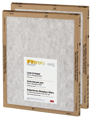 Picture of 3M FPA04-2PK-24 White Flat Panel Filtrate Filter&#44; 14 x 25 x 1 in. - Pack of 24