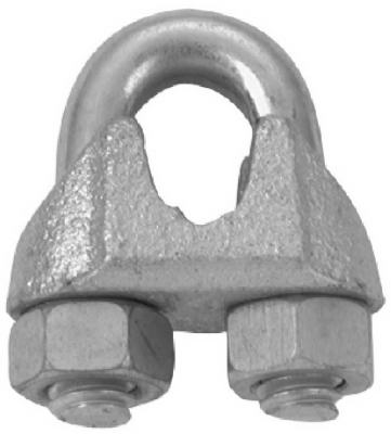 T7670499 0.75 in. Galvanized Finish Wire Rope Clip