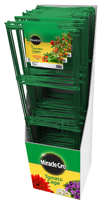 Picture of Bond Manufacturing SMG12329 12 x 44 in.&#44; Square Miracle Gro Folding Tomato Cage&#44; Pack of 15