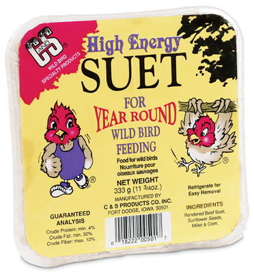 Picture of C & S 12501 11.75 oz. High Energy Suet Cake - Pack of 12