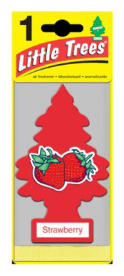 U1P-10312 Strawberry Air freshener - Red- Pack Of 24
