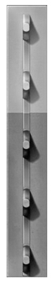 FRPT13300066Y5R 1.33 in. x 6 ft. 6 in. Gray Studded T-Post- Pack Of 5 -  Chicago Heights Steel, 149406