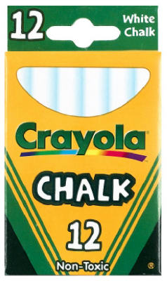 Picture of Crayola 51-0320 White Chalk - 12 Count&#44; Pack Of 6