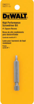 Picture of Dewalt Accessories DW2211 2 in. 1 Square Recess Power Bit - Pack Of 5