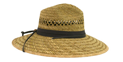 Picture of Dorfman Pacific TM388 Mens Safari Shape Summer Straw Hat Assortment - Pack Of 12