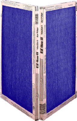 Picture of Flanders 10055.012222 22 x 22 x 1 in. EZ Flow II Spun Fiberglass Disposable Furnace Filter - Pack Of 12