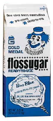 Picture of Gold Medal 3201 3.54 lbs. Blue & Raspberry Flos-Sugar - Pack Of 6