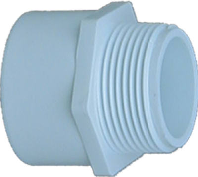 30415 1.5 in. Male Adapter White, Pack of 10
