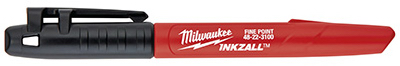 Picture of Milwaukee 48-22-3100 Fine Point Marker Counter Display Black&#44; Pack of 36