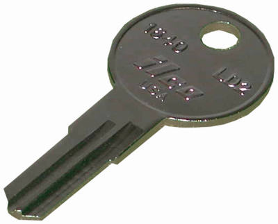 1640 Nickel Plated Brass LD2 Larson Doors Key Blank, Pack Of 10