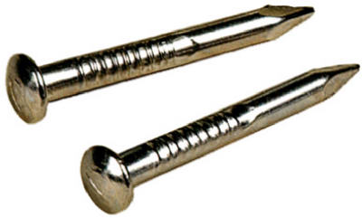 122565 0.75 in. x 15 Nickel Plated Shade Bracket Nail