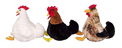 186355-357 12 in. Plush Chicken- Pack Of 12 -  HUGFUN, 194754