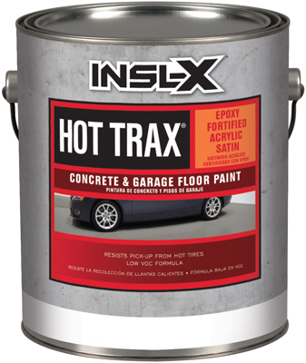 HTF110092-01 20 lbs. Hot Trax Tintable White Latex Satin Concrete & Garage Floor Paint - Gallon- Pack Of 2 -  Insl-X, 815910