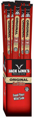 Picture of Jack Links 88260 0.1 lbs. Original Flavor 100 Percentage Beef Stick&#44; Pack Of 24