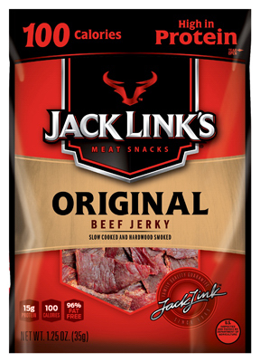 Picture of Jack Links 10000008418 0.08 lbs. Original Beef Jerky&#44; Pack Of 10