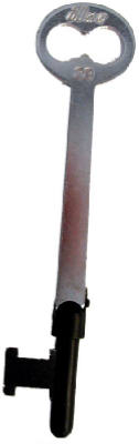 2-2B 0.8 x 0.1 in. Skeleton Key, Pack Of 5