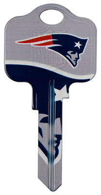 Picture of Kaba KCKW1-NFL-PATRIOTS NFL Patriots Team Key Blank&#44; Pack of 5
