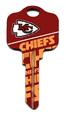 Picture of Kaba KCKW1-NFL-CHIEFS NFL Chiefs Team Key Blank&#44; Pack of 5