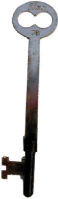3-7B Skeleton Key Blank Pack of 5