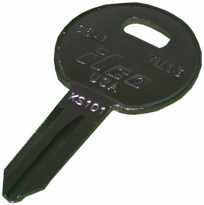 TM13 Trimark Lock Key, Nickel Plated Brass, Pack of 10