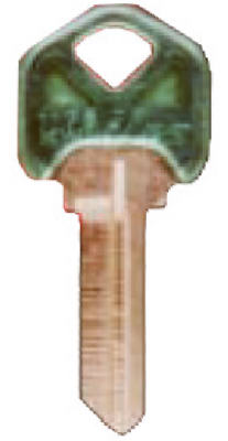 KW1-PC-TEAL Plastic Head Teal Key Blank, Pack of 5