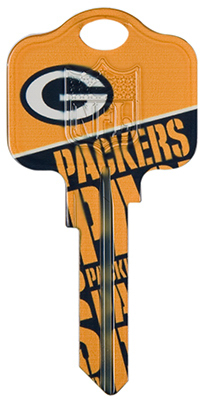 Picture of Kaba KCKW1-NFL-PACKERS NFL Packers Team Key Blank&#44; Pack of 5