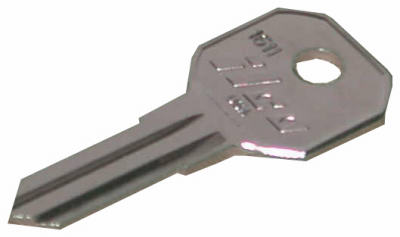 1611 Gas Cap Key- Nickel Plated Brass- Pack of 10