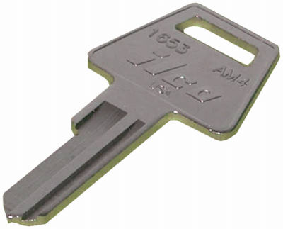 AM4 Nickel Plated Brass American Lock Key Blank- Pack Of 10