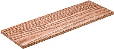 1980OK-12X24 12 x 24 in. Simulated Oak Shelf, Pack Of 5