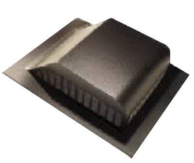 730 6.25 in. Mill Aluminum Roof Louver