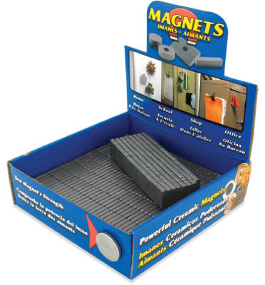 Picture of Master Magnetics MDCB40CB3 Powerful Permanent Ceramic Block Magnet&#44; Pack Of 500