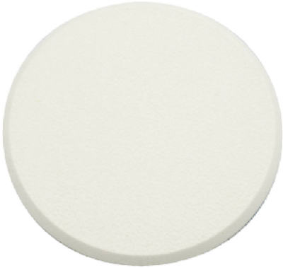 SCU 9244 5 in. White Textured Round Rigid Vinyl Wall Protector Bumper