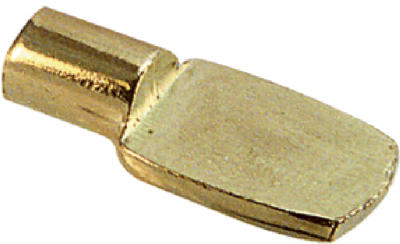 241940 0.25 in. Diameter Brass Plated Shelf Support Peg - 8 Pack, Pack Of 6