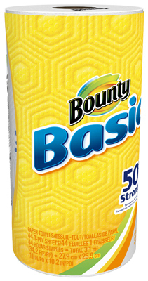 Picture of Bounty 92976 Basic White Paper Towel&#44; Pack Of 30