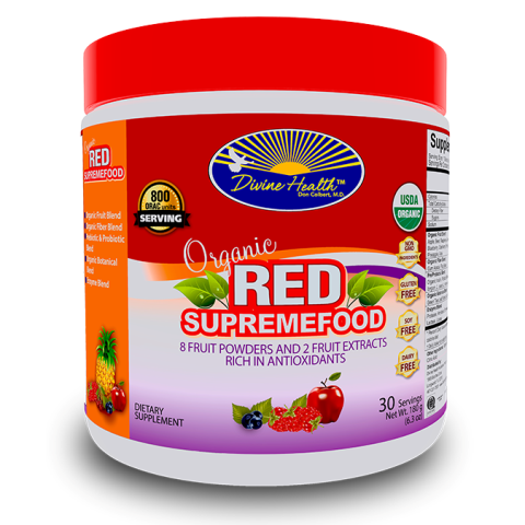 Picture of Divine Health Red SupremeFood 180 Gram 30 Days Powder&#44; 30 Serving