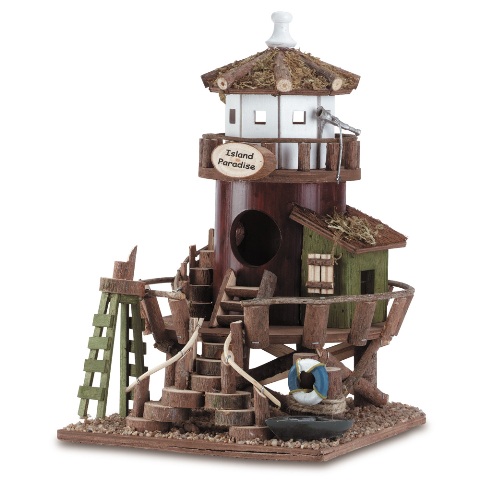 Picture of Eastwind Gifts 34716 Wood Bird House - Island Paradise