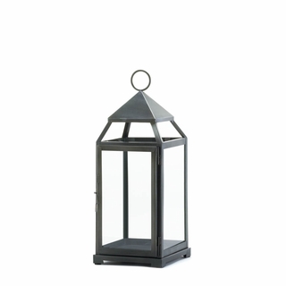 Picture of Eastwind Gifts 10016944 Rustic Silver Contemporary Lantern