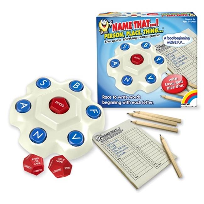 Intex Entertainment 1985 Name That Person Place Thing Dice Game