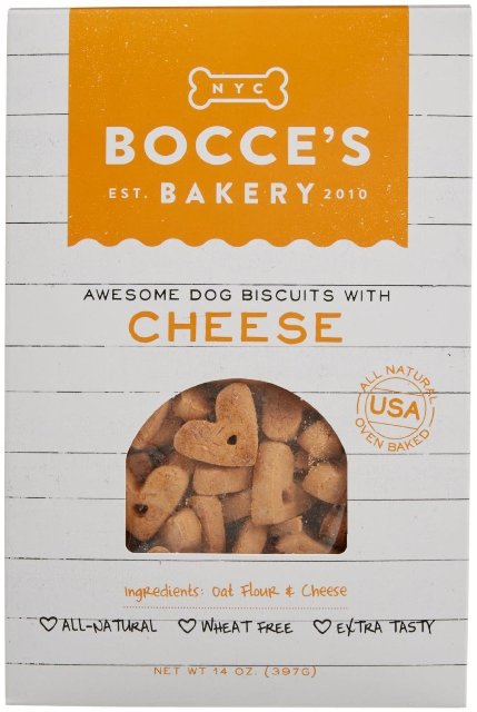 Picture of Bocces Bakery 856019005228 14 oz. Dog Biscuits - Cheese