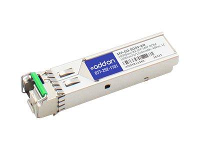 Picture of AddOn 11630953 SFP Transceiver - SFP Mini-GBIC Transceiver Module - 1 GBPS