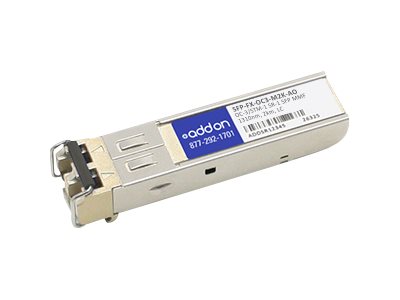 Picture of AddOn 11532791 SFP Transceiver - SFP Mini-GBIC Transceiver Module - 100 Mbps
