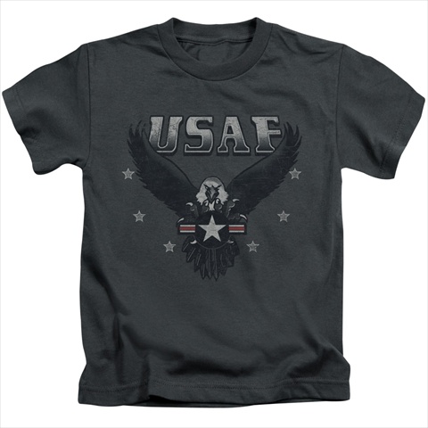 Picture of Air Force-Incoming - Short Sleeve Juvenile 18-1 Tee&#44; Charcoal - Medium 5-6