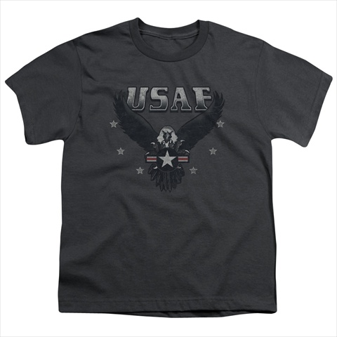 Air Force-Incoming - Short Sleeve Youth 18-1 Tee- Charcoal - Extra Large