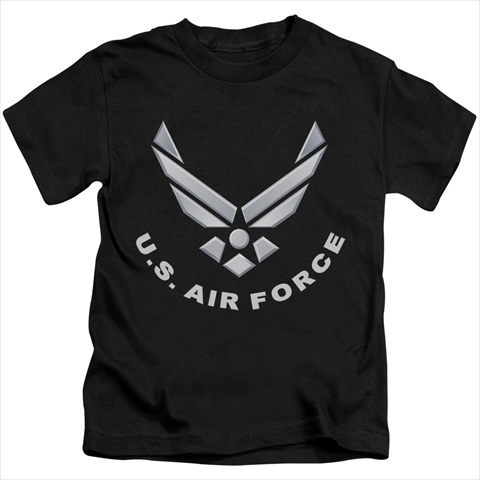 Air Force-Logo - Short Sleeve Juvenile 18-1 Tee- Black - Small 4