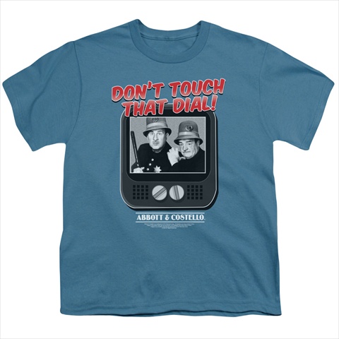 Picture of Abbott & Costello-That Dial - Short Sleeve Youth 18-1 Tee&#44; Slate - Extra Large