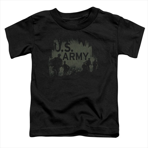 Picture of Army-Soilders - Short Sleeve Toddler Tee- Black - Medium 3T