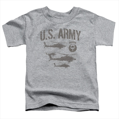 Picture of Army-Airborne - Short Sleeve Toddler Tee&#44; Heather - Small 2T